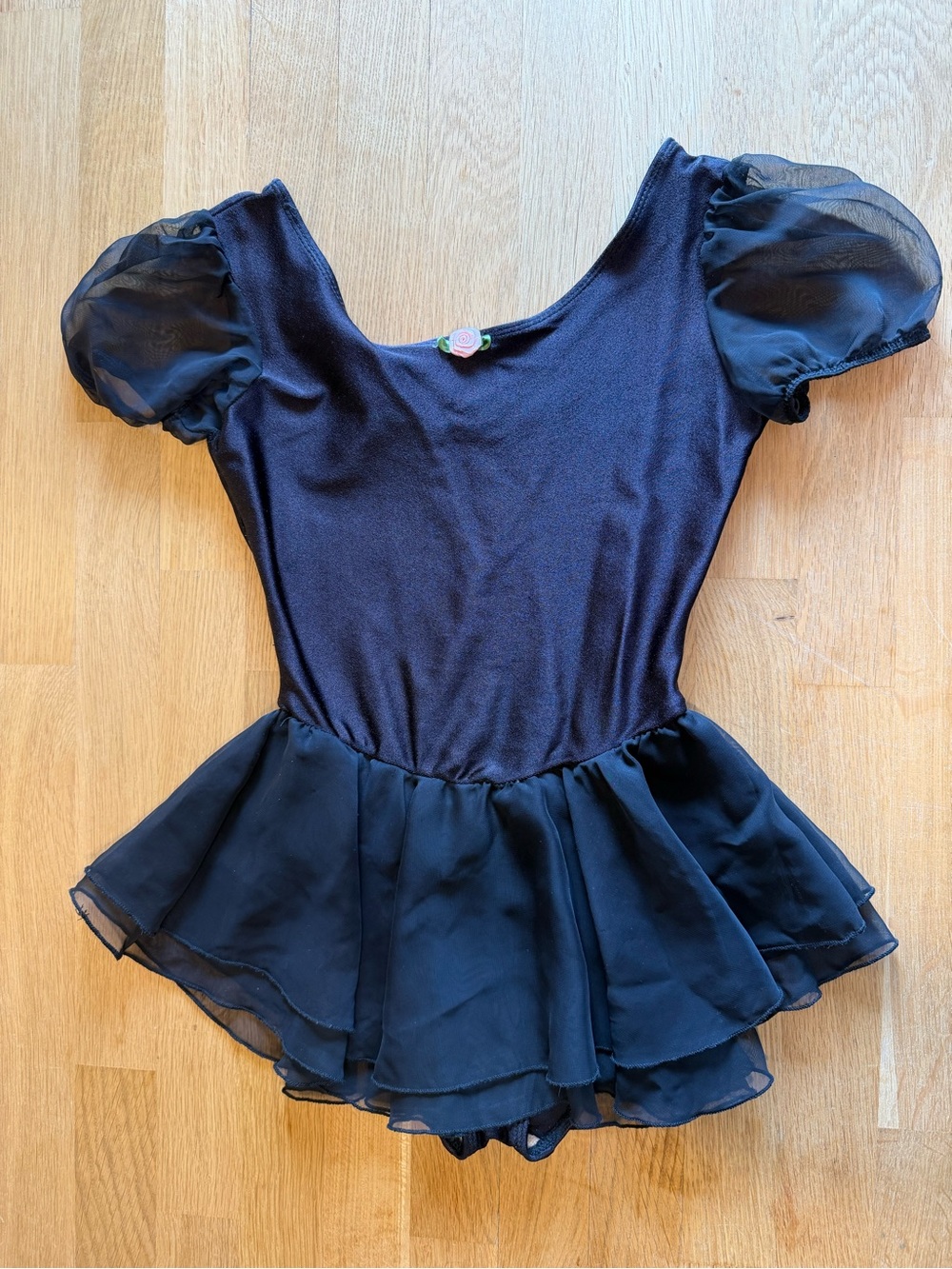 Classic Black Dress for Dance or Figure Skating Girls size 6/7